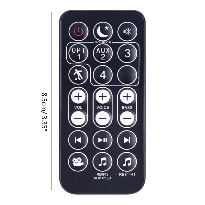 Convenient Remote Control Plastic Remote Control RE69151 for Polk Audios Magnifi Drop Shipping