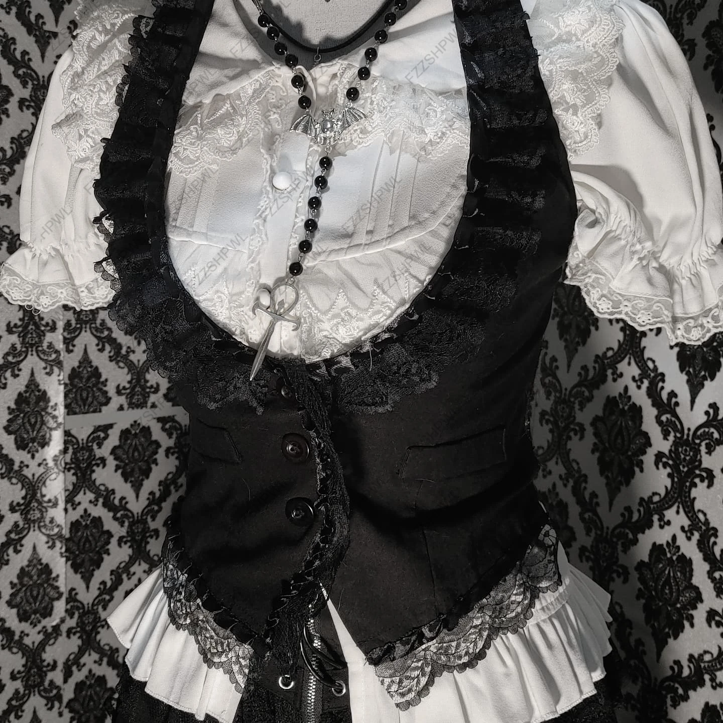 Camiseta gótica Y2K de manga corta estilo punk, ajustada, Hotsweet, streetwear, tendencia urbana, estética retro, ropa para mujer