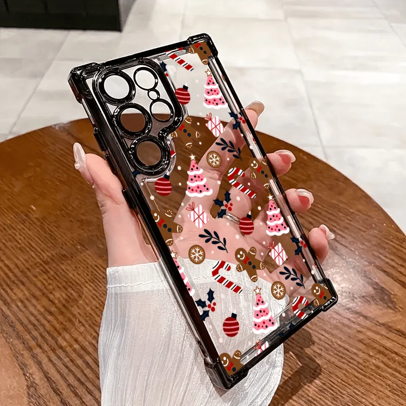 Stylish New Design Christmas Pattern Phone Case for Samsung Galaxy A73 A56 A55 A52 A35 A34 A32 A30 A25 A22 A15 A14 4G 5G Cover