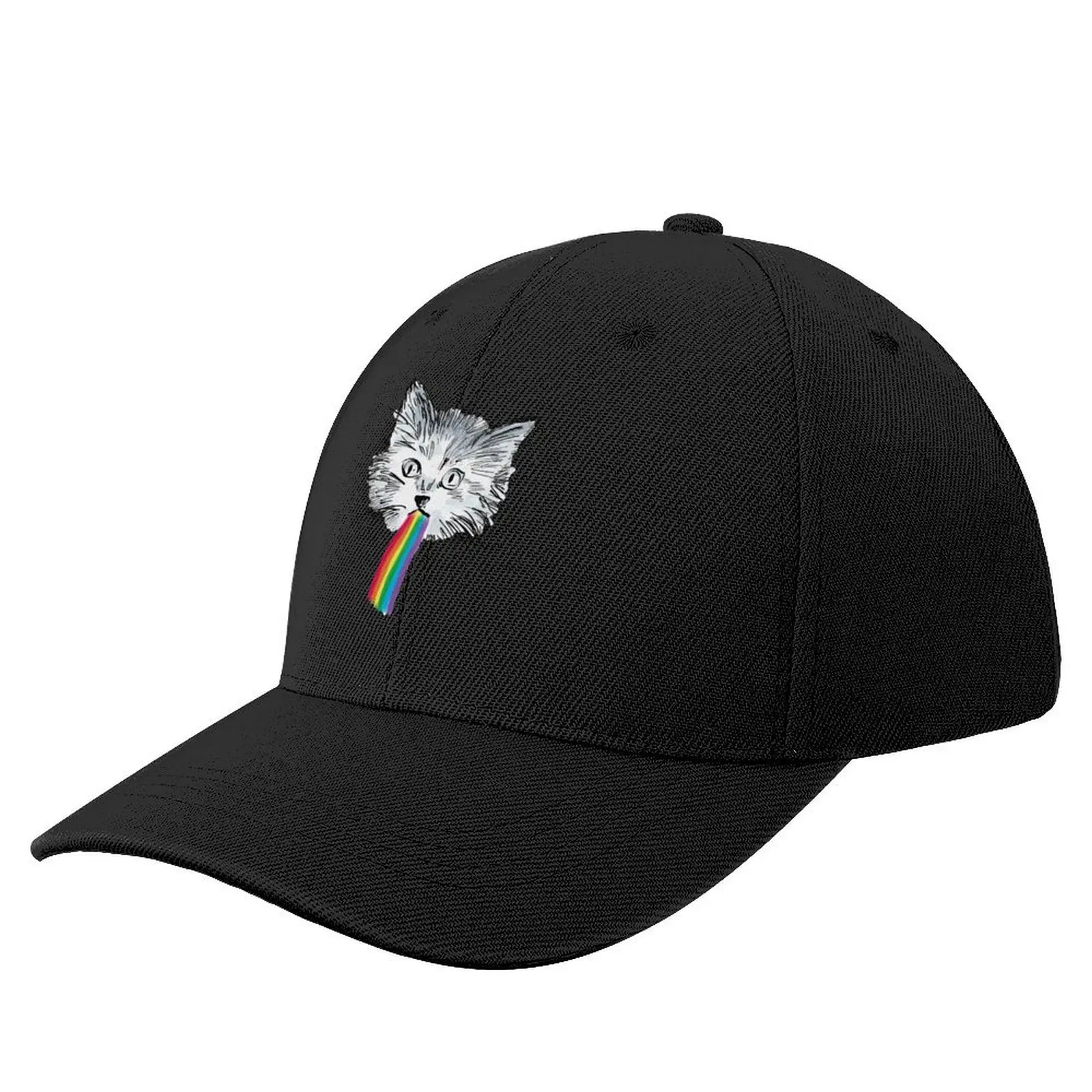 Cat Vomit Rainbow Baseball Cap beach hat Hat Baseball Cap cute Women Caps Men's