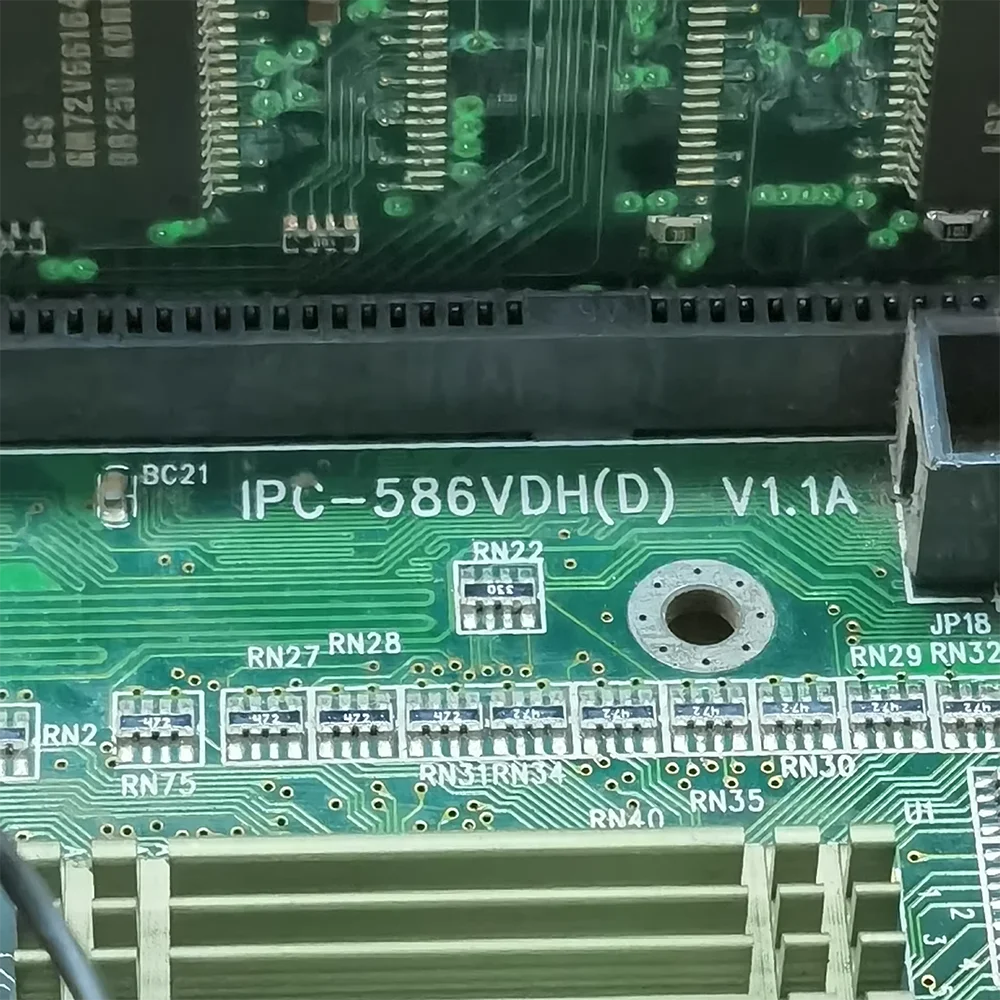 اللوحة الأم للمعدات الطبية الصناعية نصف الطول الأصلية IPC-586 VDH (D) V1.1A #1