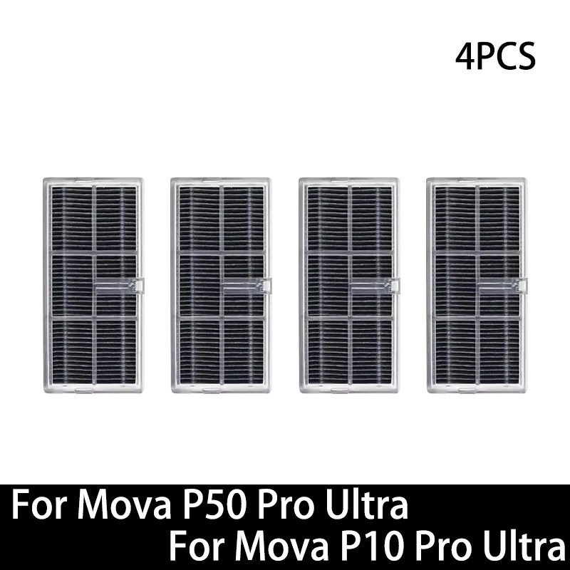 Reserveonderdelen voor Mova P50 Pro Ultra / Mova P10 Pro Ultra robotstofzuiger: hoofdborstel, zijborstel, HEPA-filter, dweil, stofzak, accessoires - afbeelding 1