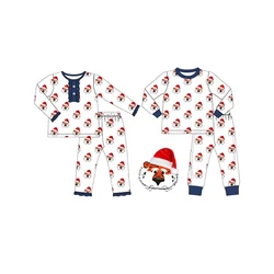 New family Christmas pajamas outfits school uniforms team sleepwear girls clothes boys pajamas sets