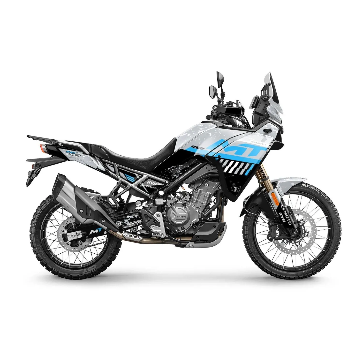 Motorcycle Body Fairing Sticker Decal Protective Street Bike Full Graphic Kit  For CFMOTO 450MT 2024-2026 Design 11