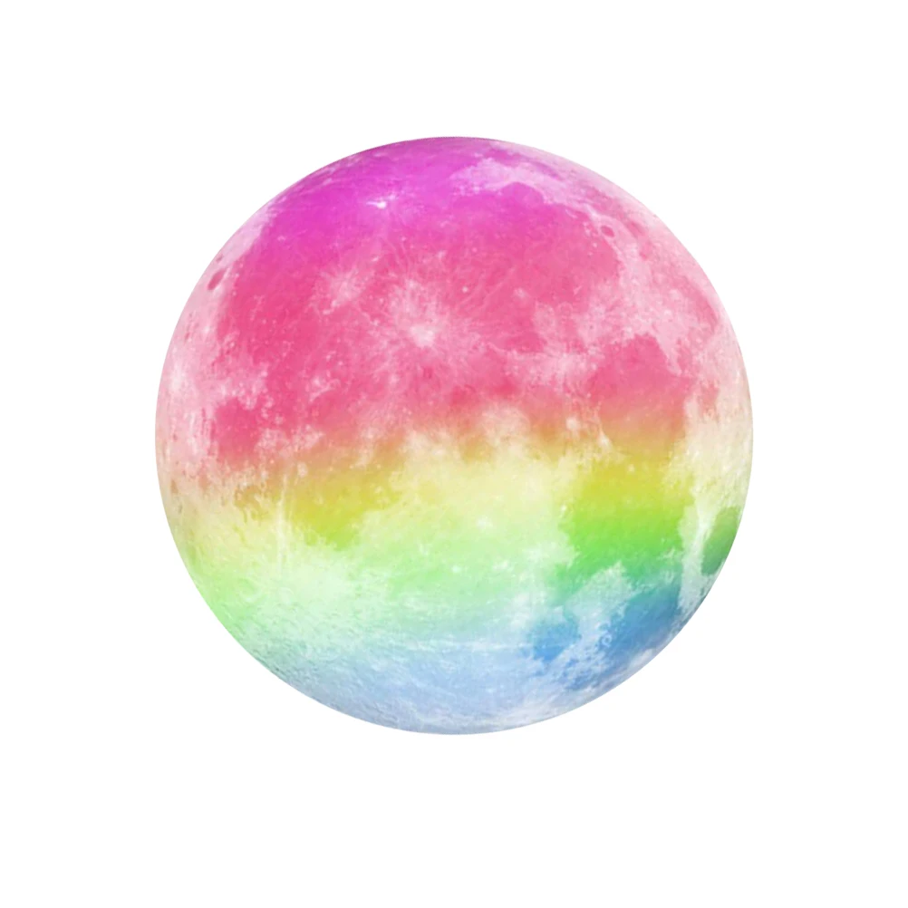 

30Cm Night Glowing Moon Shaped Wall Stickers Waterproof Round Murals Easy Peel and Stick Decor for Home Hotel Room