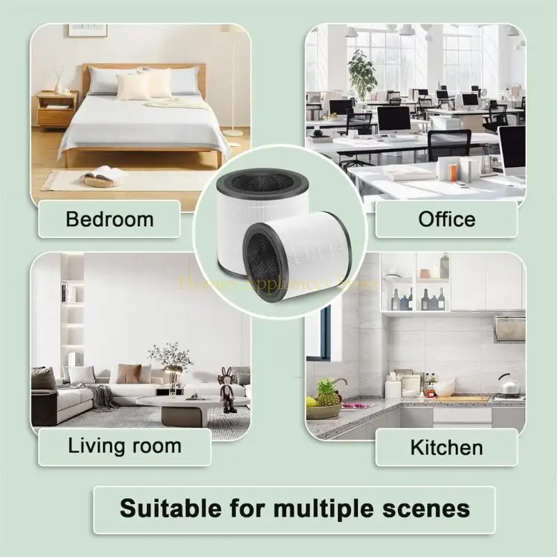 Набор D0AB 2 Эффективный фильтр фильтра воздушного фильтра для очистителей воздуха