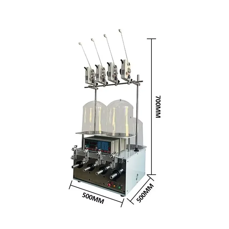 Jianbo High Precision Four Spindle 4200 RPM CNC Coil Winding Machine 0.02-1.0mm Transformer Inductor Motor Coil PLC Auto