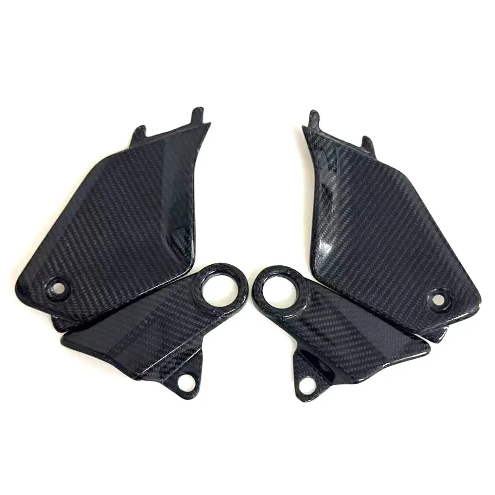 ل DUCATI Panigale V4 V4S 2025 3K جاف 100% ألياف الكربون خزان لوحات جانبية يغطي حماية الهدايا المجمعة دراجة نارية الملحقات