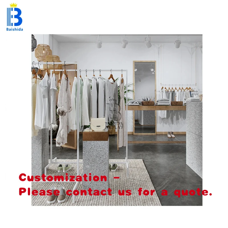 custom.Modern Women's Clothing Store Shelves Men's Clothing Store Display Racks Children's Clothing Store Display Cabinets