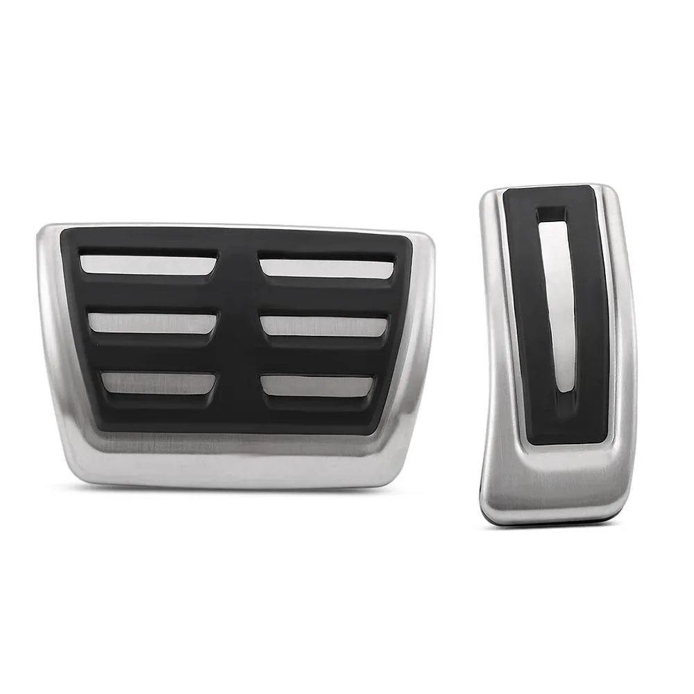 For Audi A1 Mk2 GB Sportback Citycarver 2019~2024 Stainless Steel AT MT Car Foot Pedals Rest Accelerator Tray Part Accessories.