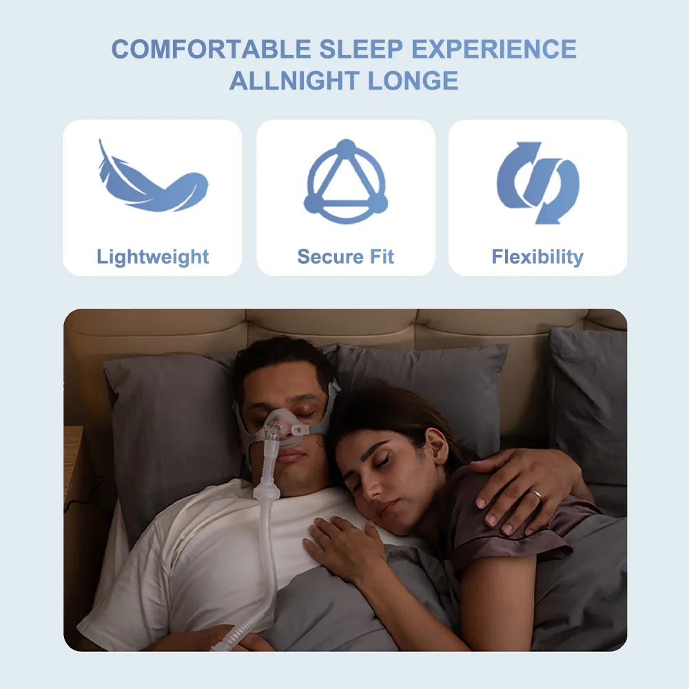 New Auto Mini CPAP/APAP Buletooth Bilevel Ventilator Anti-Snoring and Apneai Maintain Optimal Humidity APP Monitoring with Mask