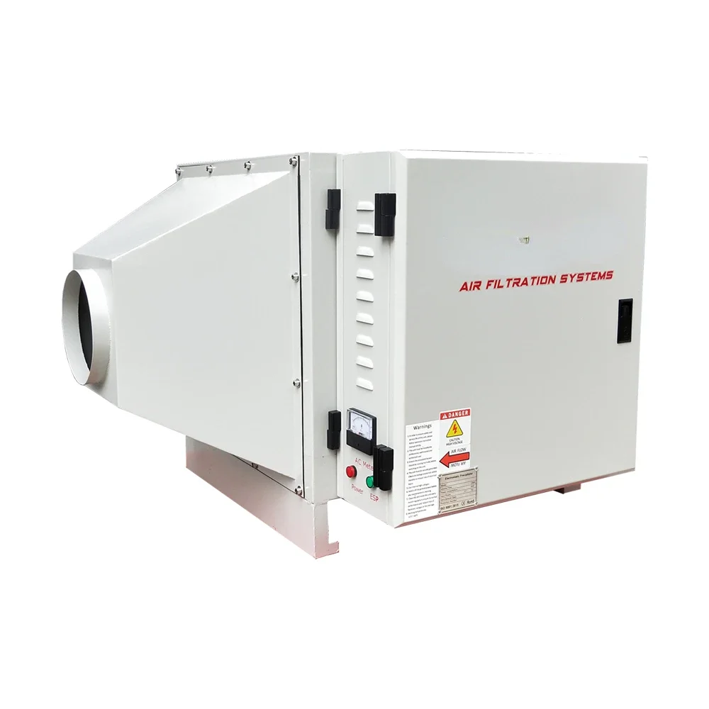 Elektrostatischer Pspiratorfilter für Kaffeeröstmaschine, 98 % Rauchentfernungsrate