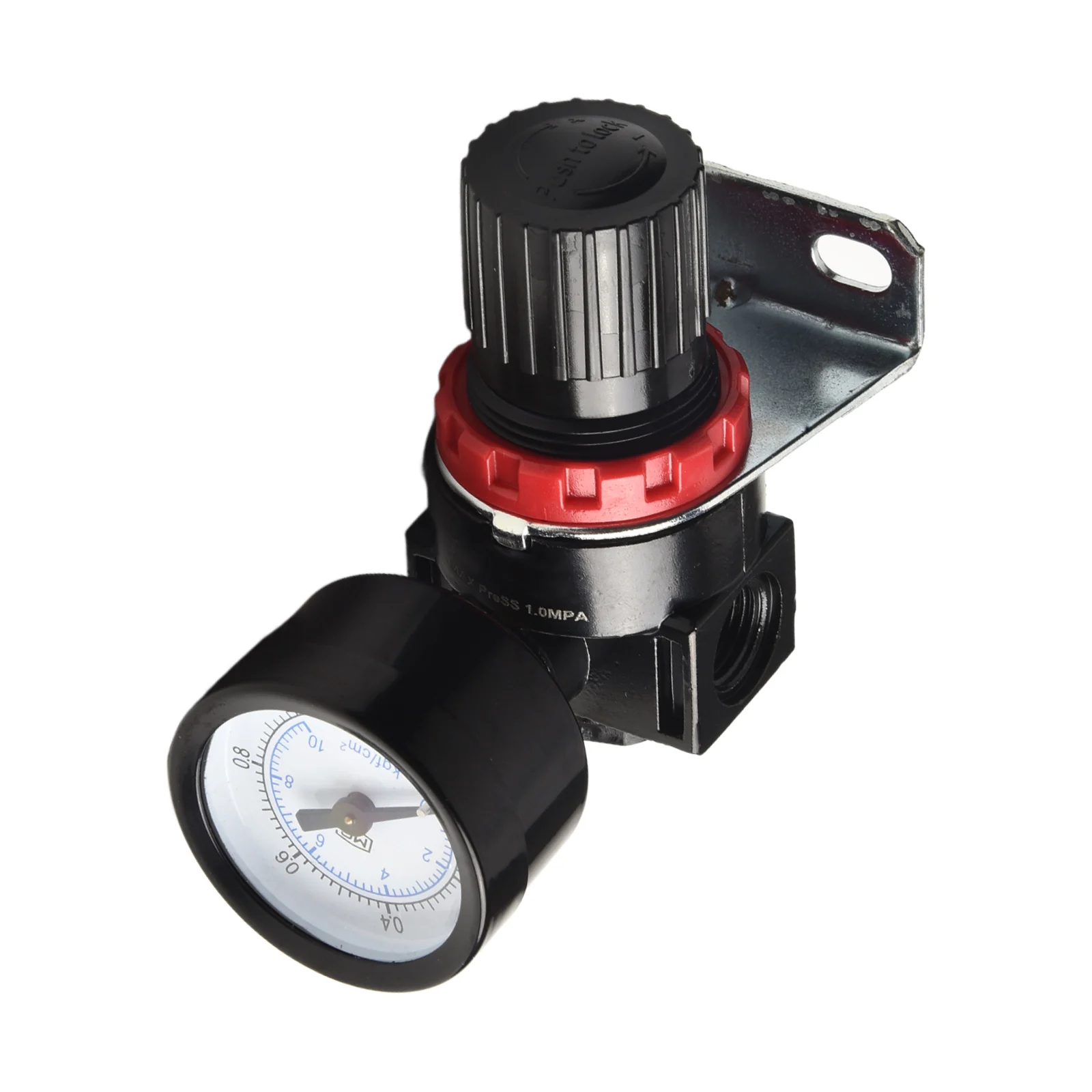 AR2000 Air Pressure Regulator Controller 1/4 Inch With Strap Bracket For Compressor 0.05-0.85Mpa Adjustable