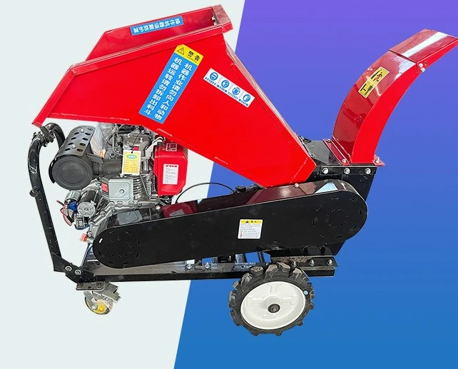 Hand‑Push Compact Mobile Wood Branch Crusher, Shredding Equipment for Orchard and Forest Grape Tree Branches