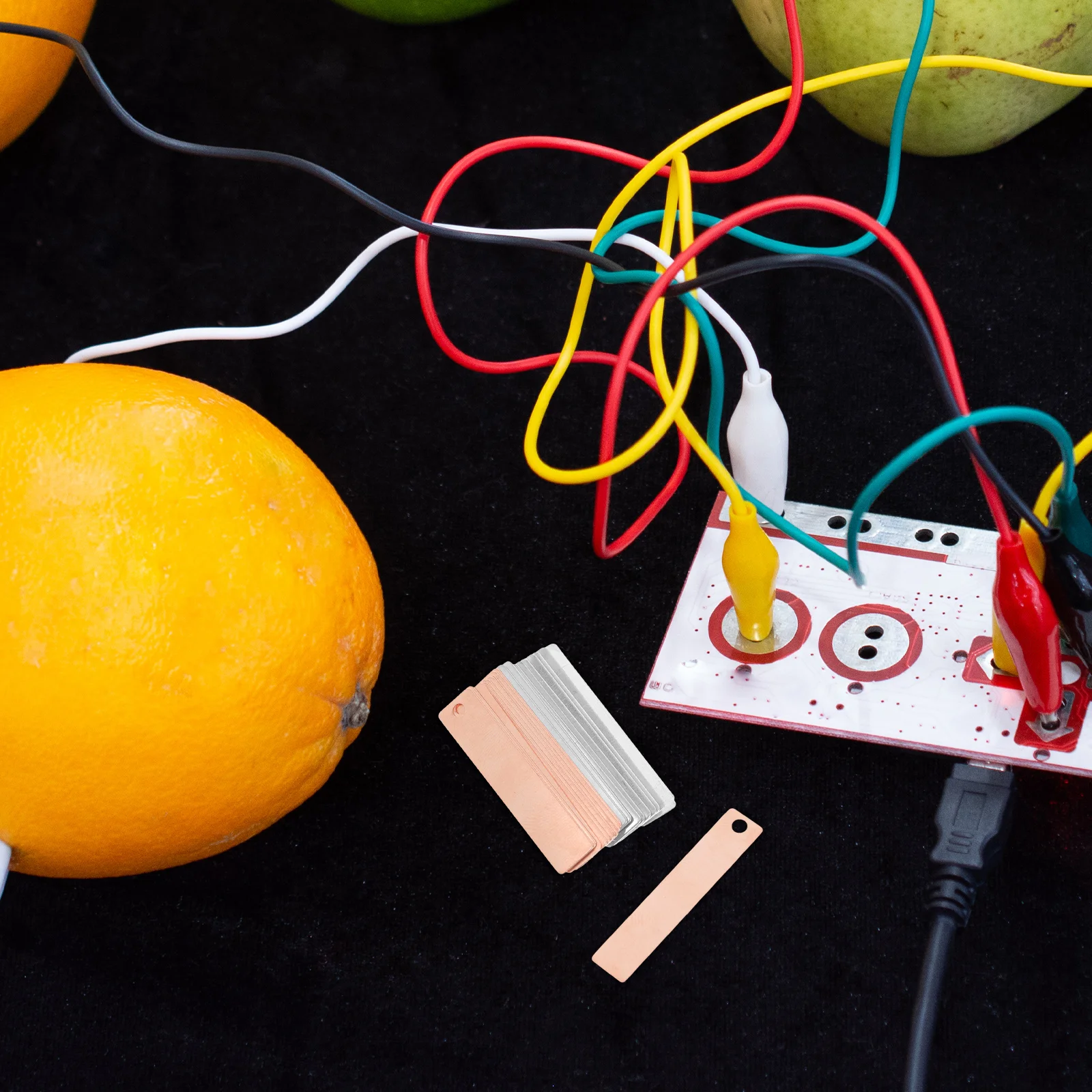 

20 Pcs Zinc Electrode Sheets for Science Experiments Zinc Anode DIY Projects Educational Tools Metal Anode Strips