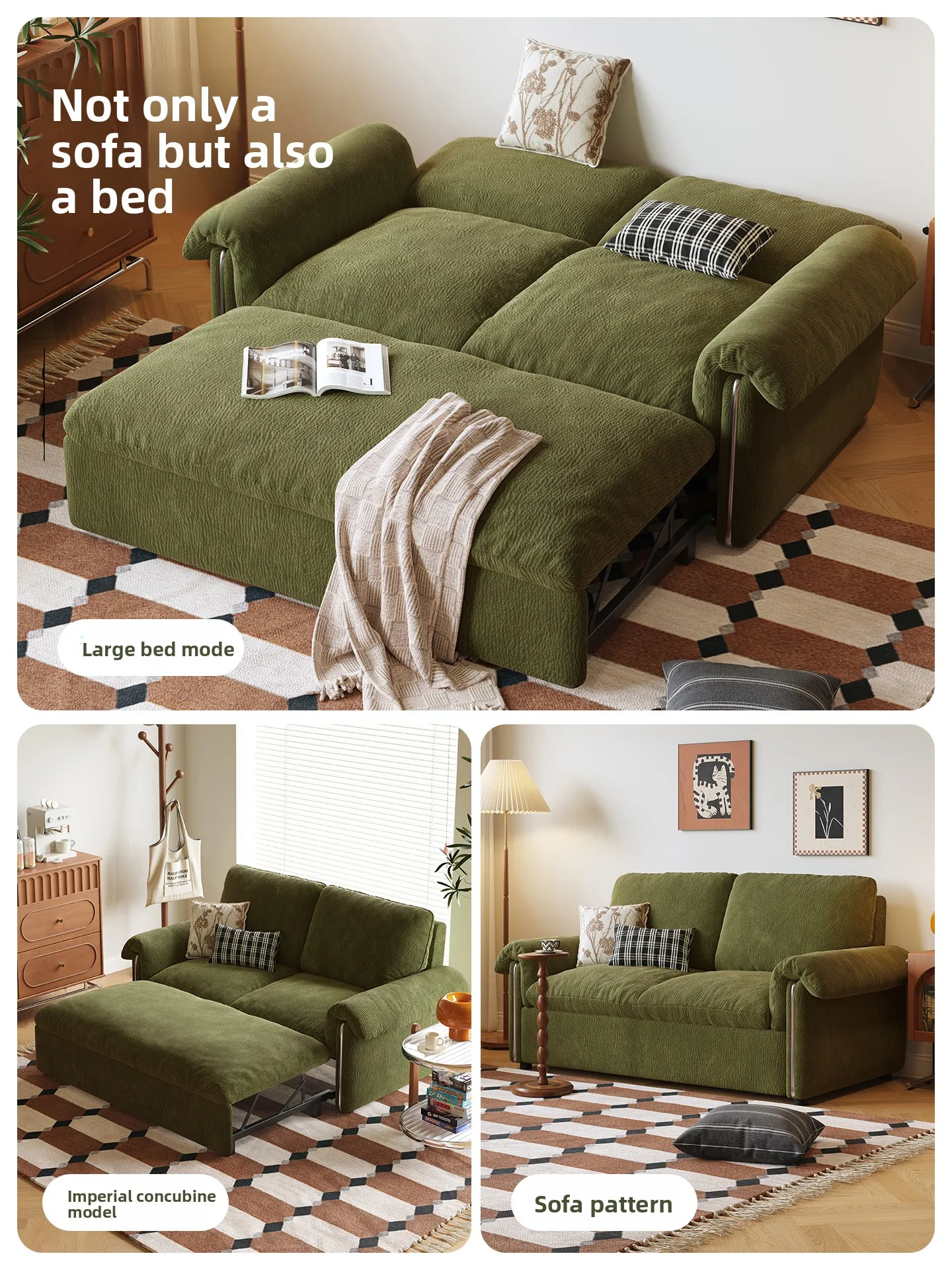 

Съемный и моющийся диван-кровать, складной двойного назначения, двуспальный диван для маленькой квартиры, многофункциональный