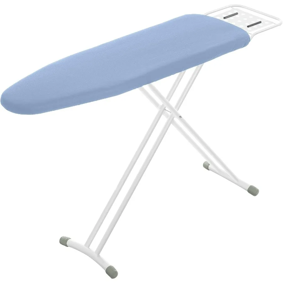 

Полноразмерная гладильная доска с подставкой для утюга, сверхпрочная компактная гладильная доска размером 43 x 13 дюймов с толстой крышкой и подушечкой, регулируемая по высоте