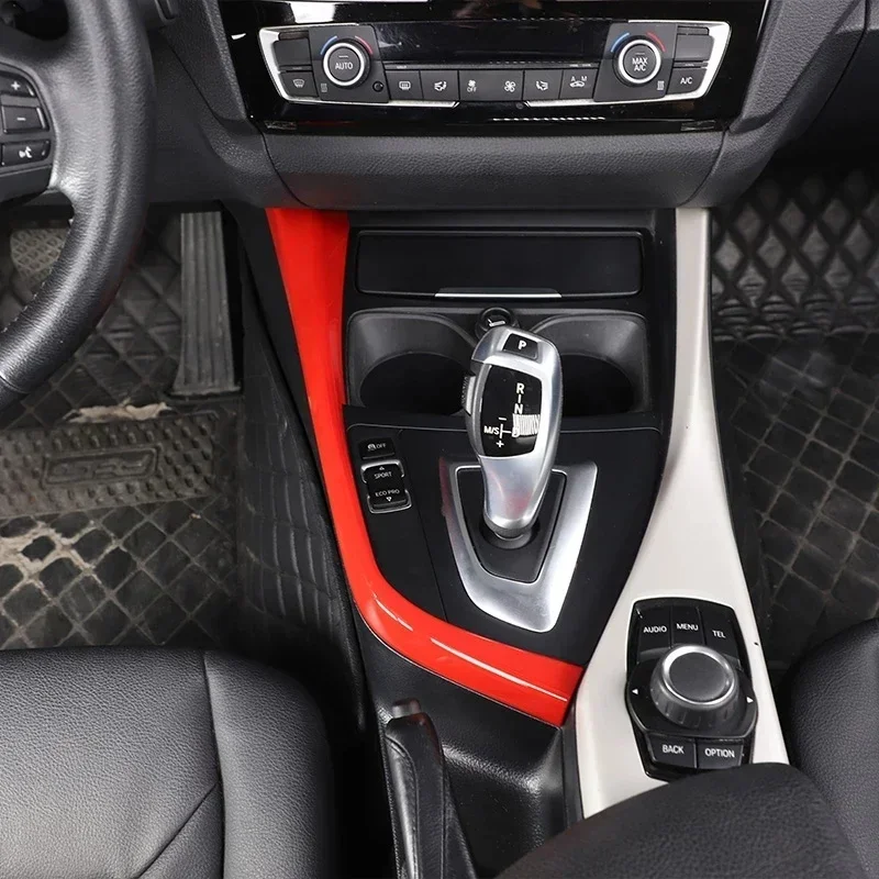 For BMW 1 2 Series F20 F21 F22 F23 2012-2019 ABS Car Central Control Gear Shift L Shape Strips Trim Decoration Car Accessories