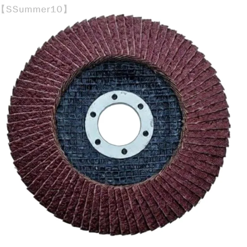 【xxx】Brown Corundum 1pc 4 5 Inch Flap Disc 40 60 80 120 Grit Assorted Abrasive Grinding Sanding Wheel For Grinding Polishing【SS】