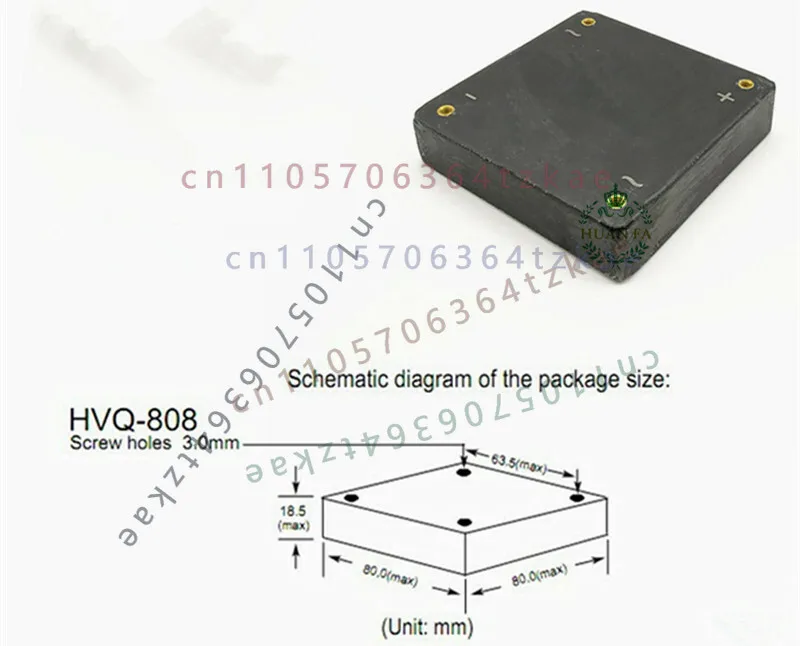 1pcs HVQL10MB300G Single-phase High Frequency Rectifier Bridge 1A 30KV High Voltage Diode Silicon Stack