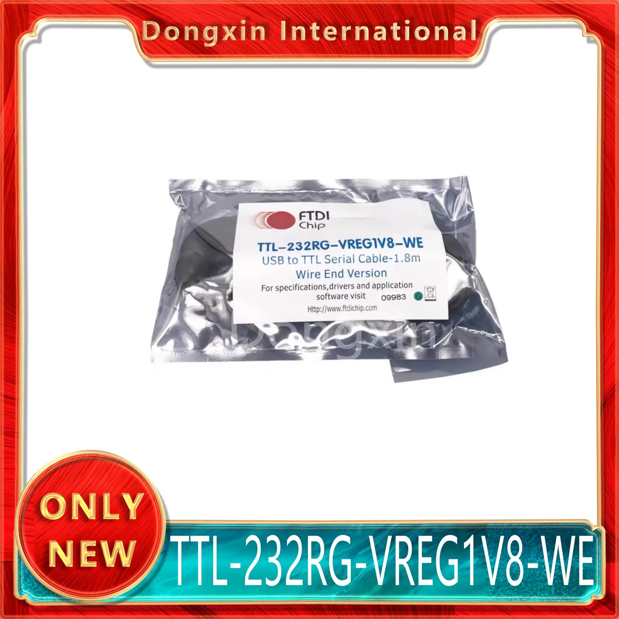 FTDI official genuine TTL-232RG-VREG1V8-WE TTL level UART signal 1.8V cable