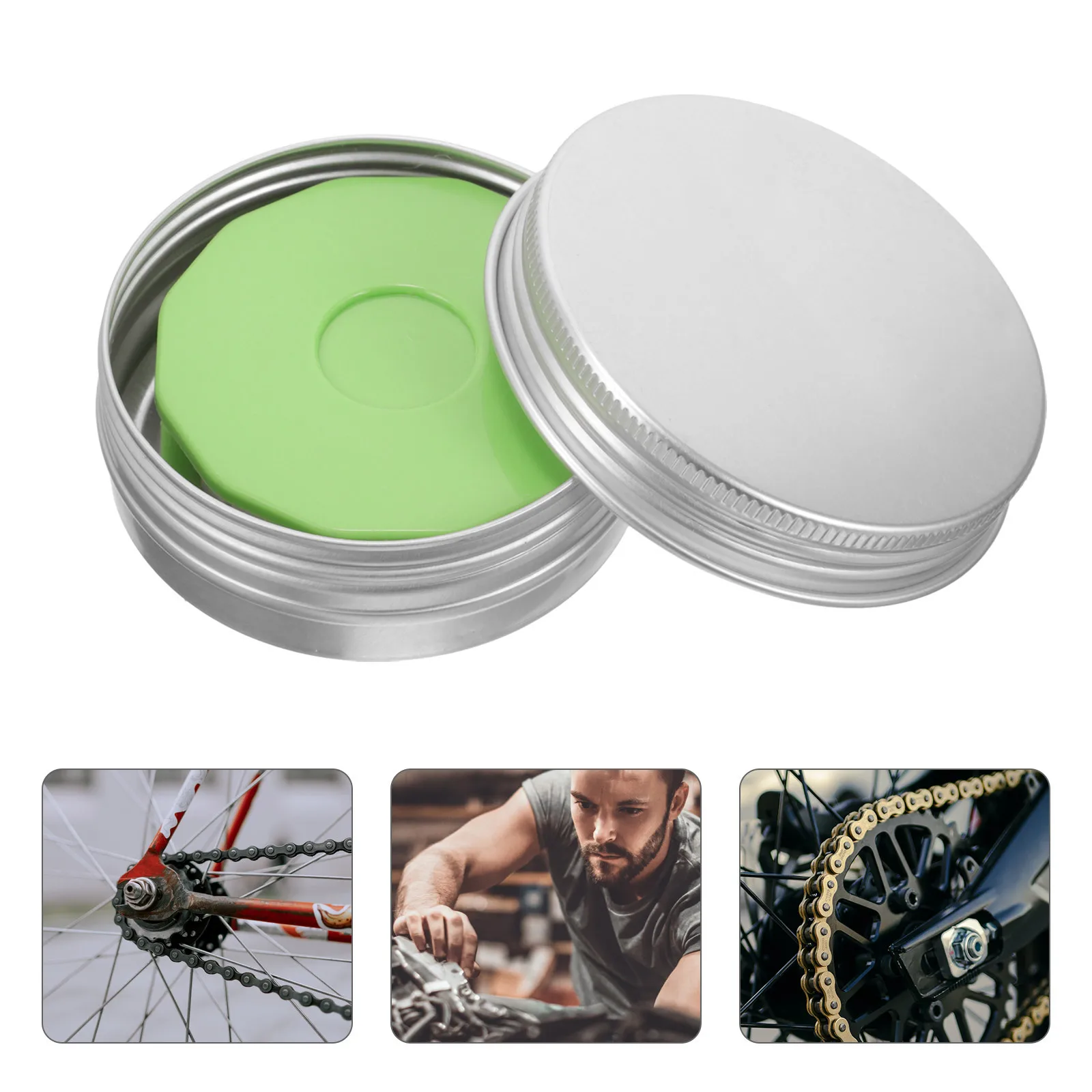 

2Pcs Bike Chain Lubricator Tool Efficient Roller Design for Fast Lubrication High-Performance Bike Accessory for Cyclists