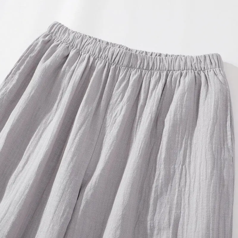2026 Unisex Baumwoll-Leinen Hanfu Zweiteiliges Set im Buddha-Stil mit 3/4-Ärmeln, lockeres Yoga-, Meditations- und Teezeremonie-Outfit für Zuhause und Freizeit – Detail 19