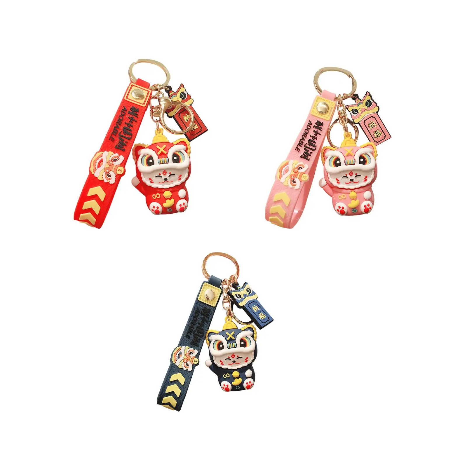 2024 Dragon Chinese Lunar New Year Keychain Cute Chinese New Year Decoration for