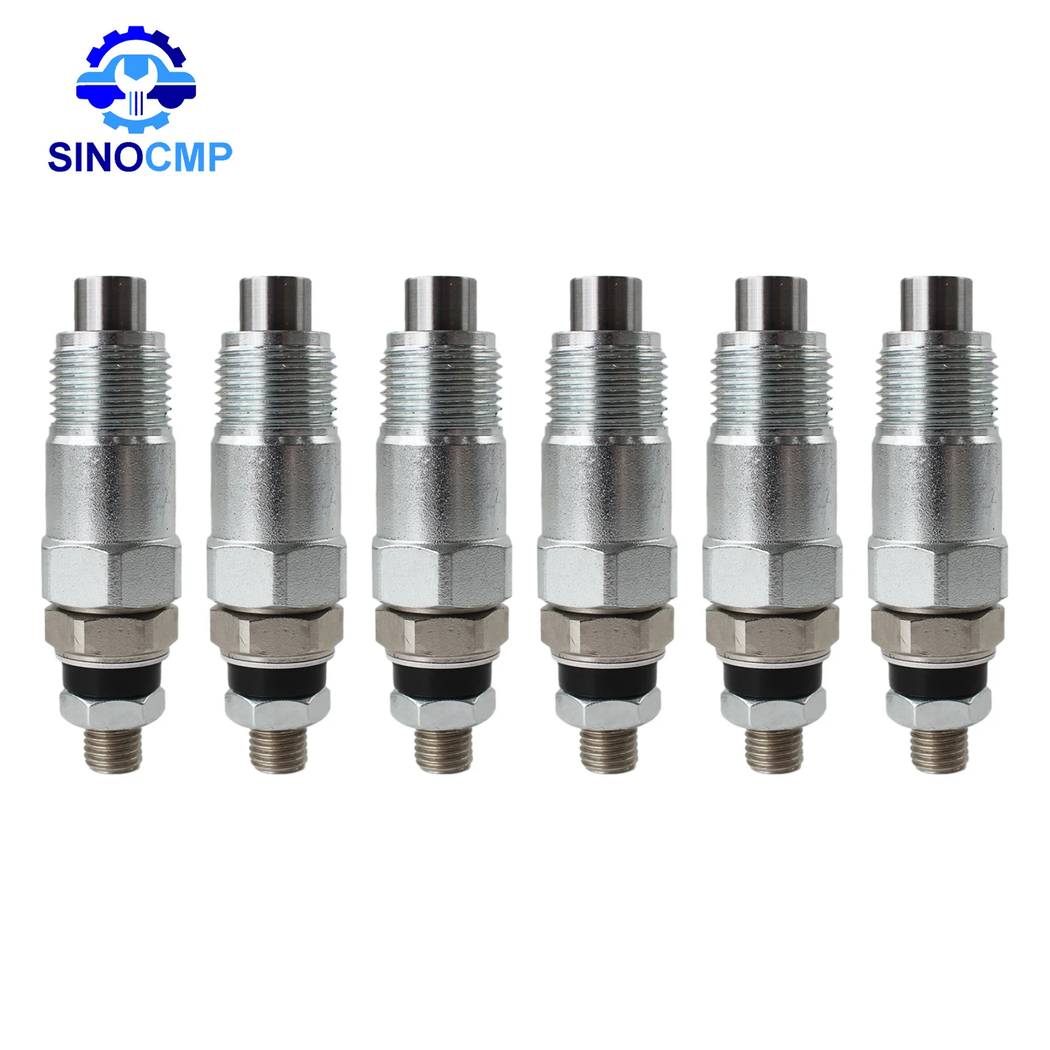 

6pcs Fuel Injectors 093500-1810 23600-48011 093500-1800 23600-56011 for Toyota 2B/B 2J/2H Engine