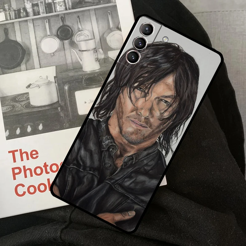 حافظة هاتف Daryl Dixon The Walking Dead لهاتف سامسونج جالاكسي S24 S22 S23 Ultra S20 S21 S24 FE S9 S10 Plus Note 10 20 Ultra
