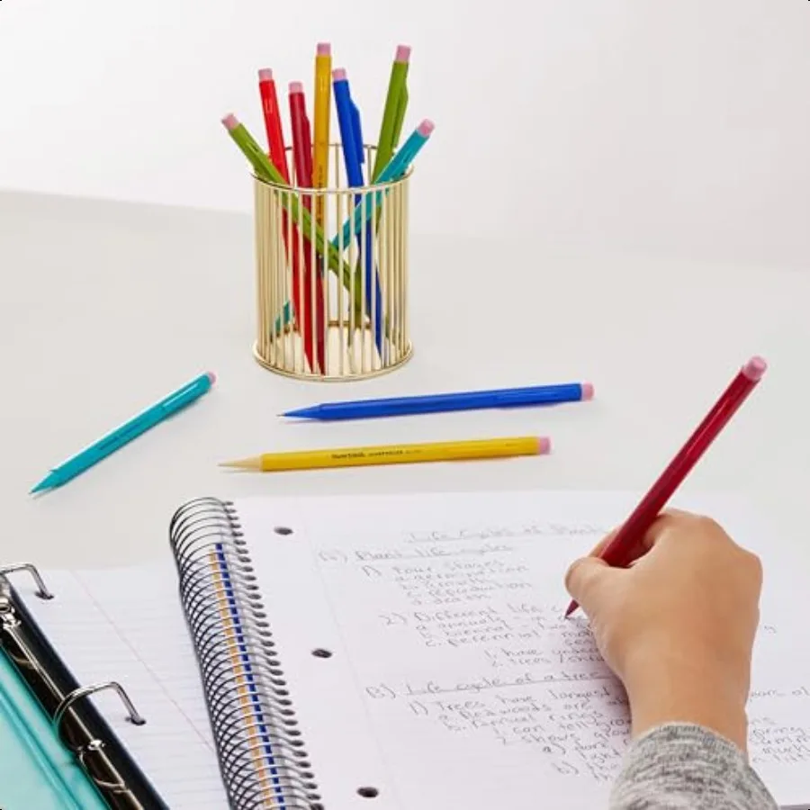 Lápis Mecânico SharpWriter 0,7 mm 2 Lápis para plugues escolares Amarelo 36 Contagens