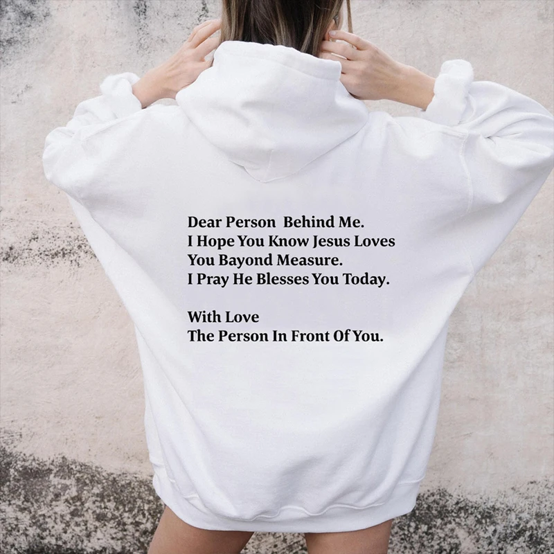 

I Hope You Know Jesus Loves You Hoody Sweatshirts Funny Pullovers Quote Unisex Pure Cotton Streetwear Jumper Tops Fit Hoodies