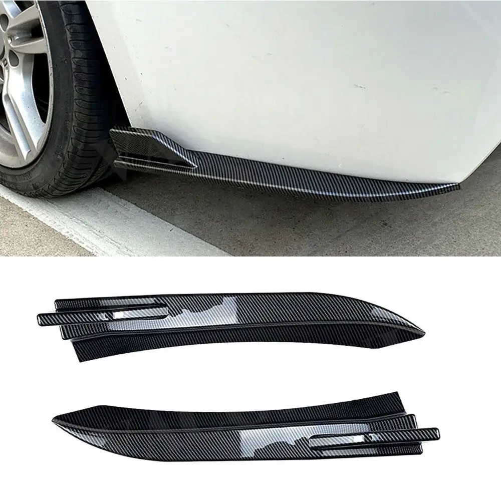 

2pcs for BMW 3 Series F30 M Tech 2013-2019 Rear Bumper Carbon Fiber Diffuser Spoiler Lip Trunk Wing Body Kit Splitter flap apron