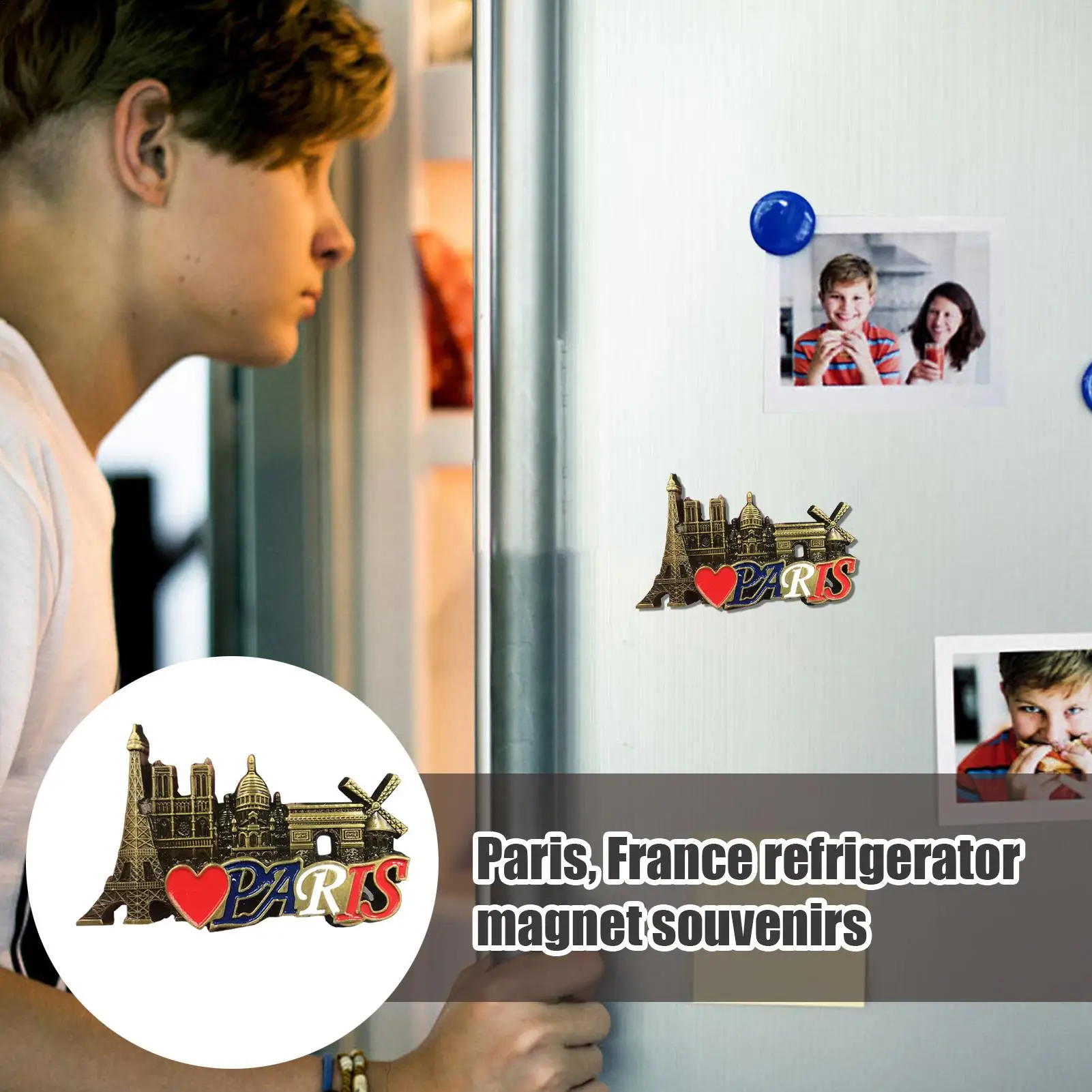 Magnets For Fridge Magnetic 3D Refrigerator Magnet Tourist Souvenirs Kitchen Accessories For Party Photographers Men Women Art