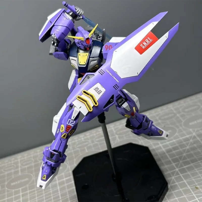 MG Series ประกอบหุ่นยนต์ F90 PB Limited Edition เดสก์ท็อปตกแต่งเครื่องประดับประกอบของเล่น 1/100 โรงรถชุดของขวัญ