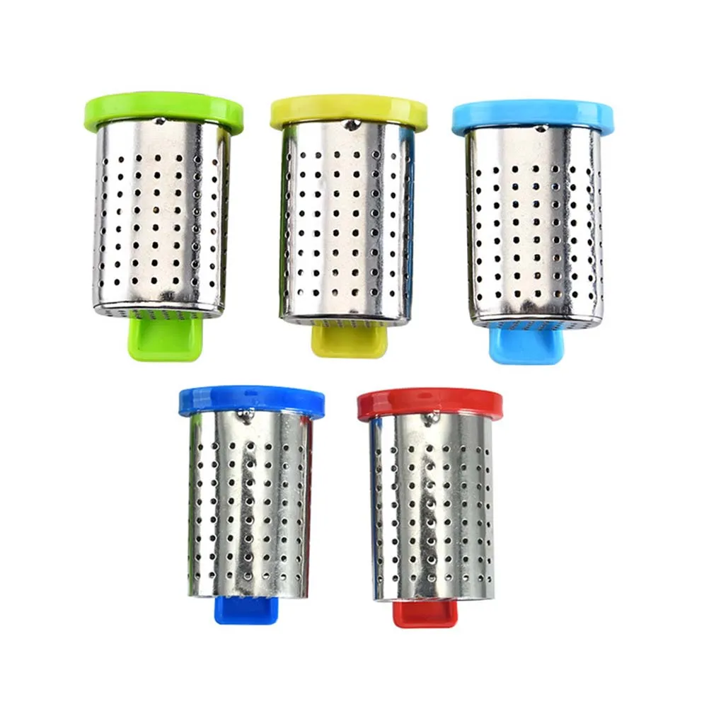 

5pcs Stainless Steel Tea Strainer Filter Infuser With Handle Fine Mesh For Home Office Kitchen Bar Tea Maker Accessory
