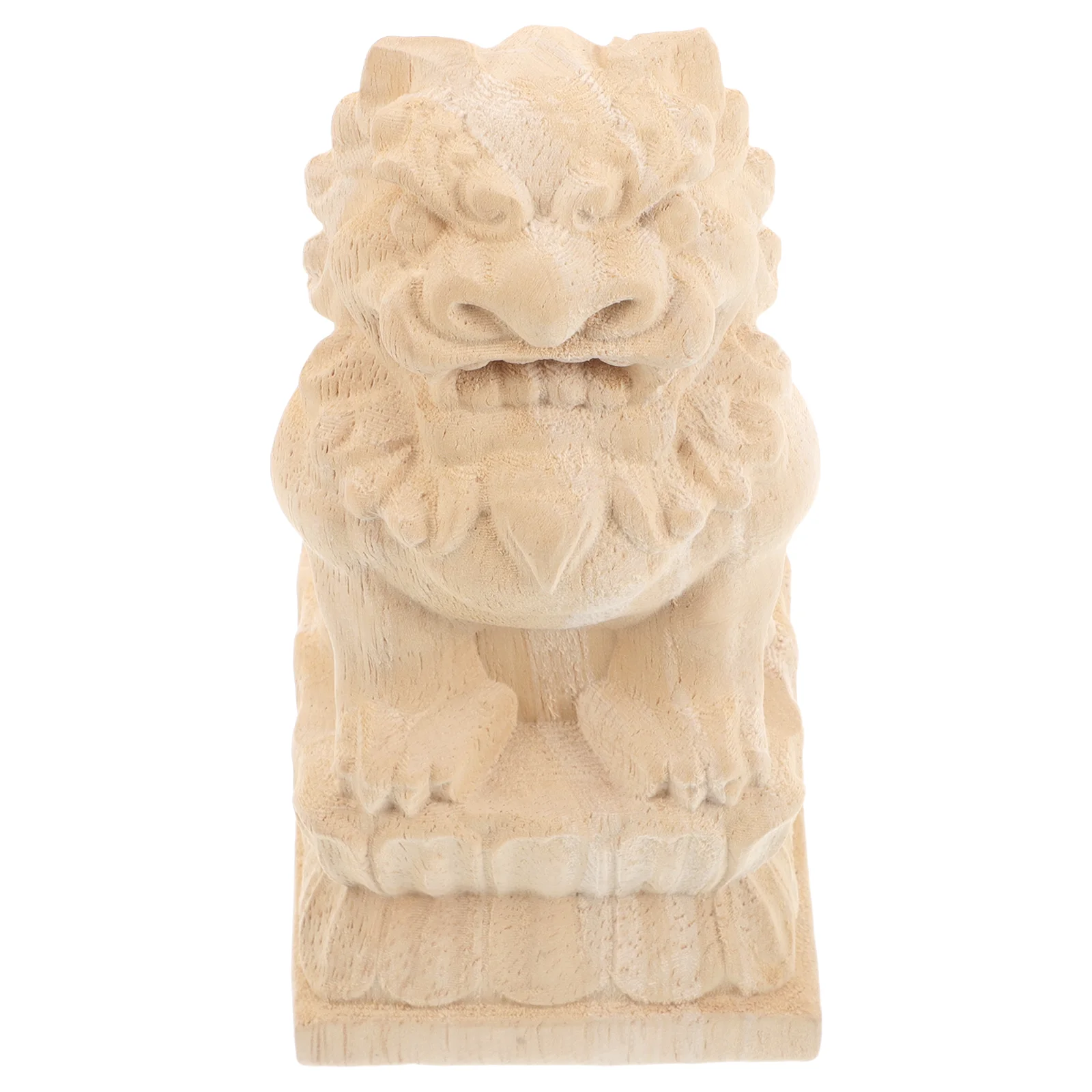 

Bridge Stigma Decoration Lion Post Finials Decorations Guardian Flagpole Topper Wooden Fence Sculpture