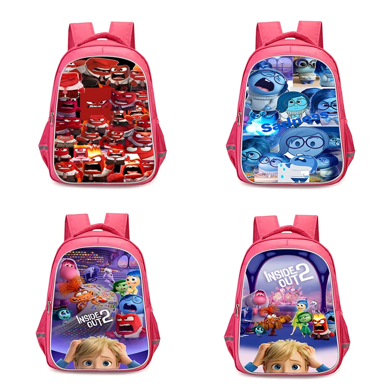 Child Backpacks Cute anime Inside Out Girls Student Birthday Gift School Bags Camping Durable Rucksack