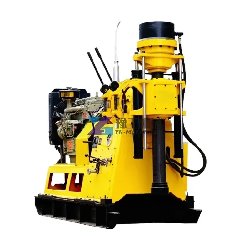 Diesel Water Well Rock Drill Rig Hydraulic Core Drilling Rig for Geologic Investigation Mining