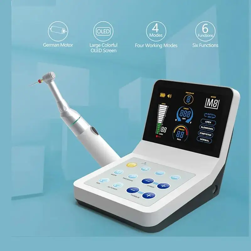Dental Rotary Endodontic Endo Smart Plus Endo Motor With Built In Apex Locator 16:1 Contra Angle Handpiece