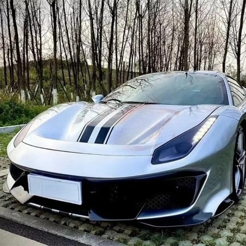 For Ferrari 488 pista High quality body kit dry carbon fiber hood Front trunk lid For Ferrari 488 pista