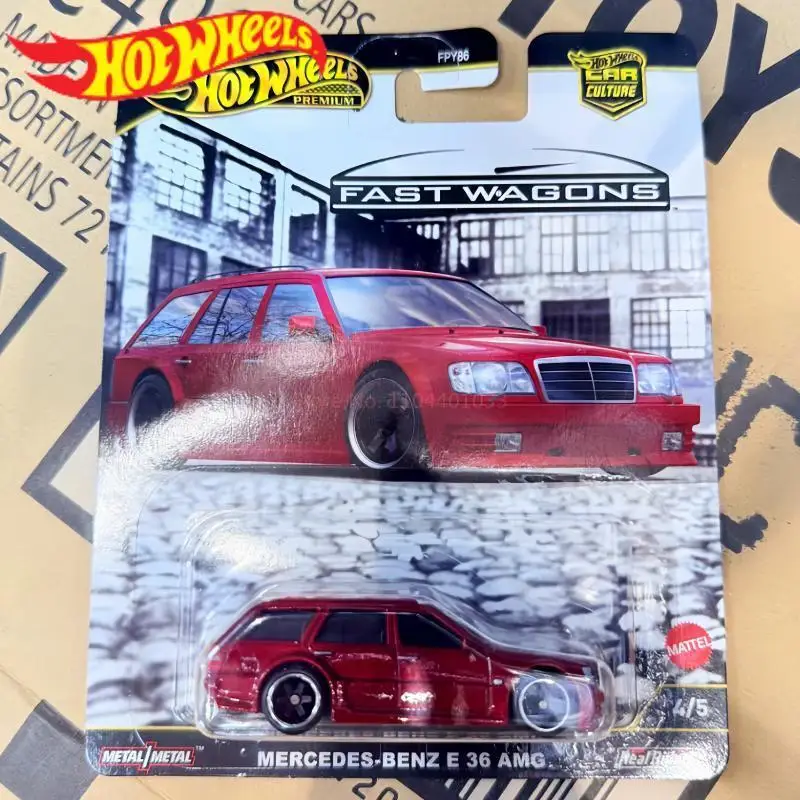 

2025 In Stock Hot Wheels Car Culture Tile Jar Set Audi Rs Volvo Mercedes Benz Subaru Alloy Model Car Boy Collect Christmas Gifts