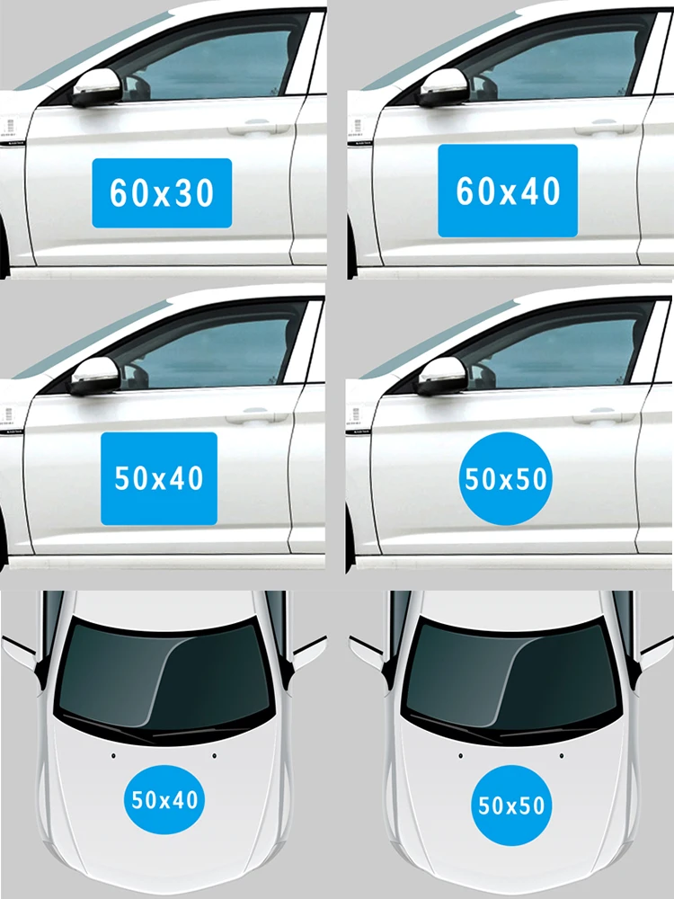 Auto DIY magnetische Aufkleber entwerfen Sie Ihr eigenes benutzer definiertes Geschäfts zeichen Vinyl blätter Fenster becher Ges – Detail 3