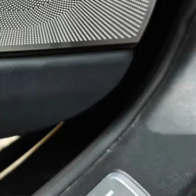4Pcs Stainless Steel Car Door Speaker Cover Trim For For Volvo For S90 2017-2026 Silver Black Finish Audio For Horn Grill Gua
