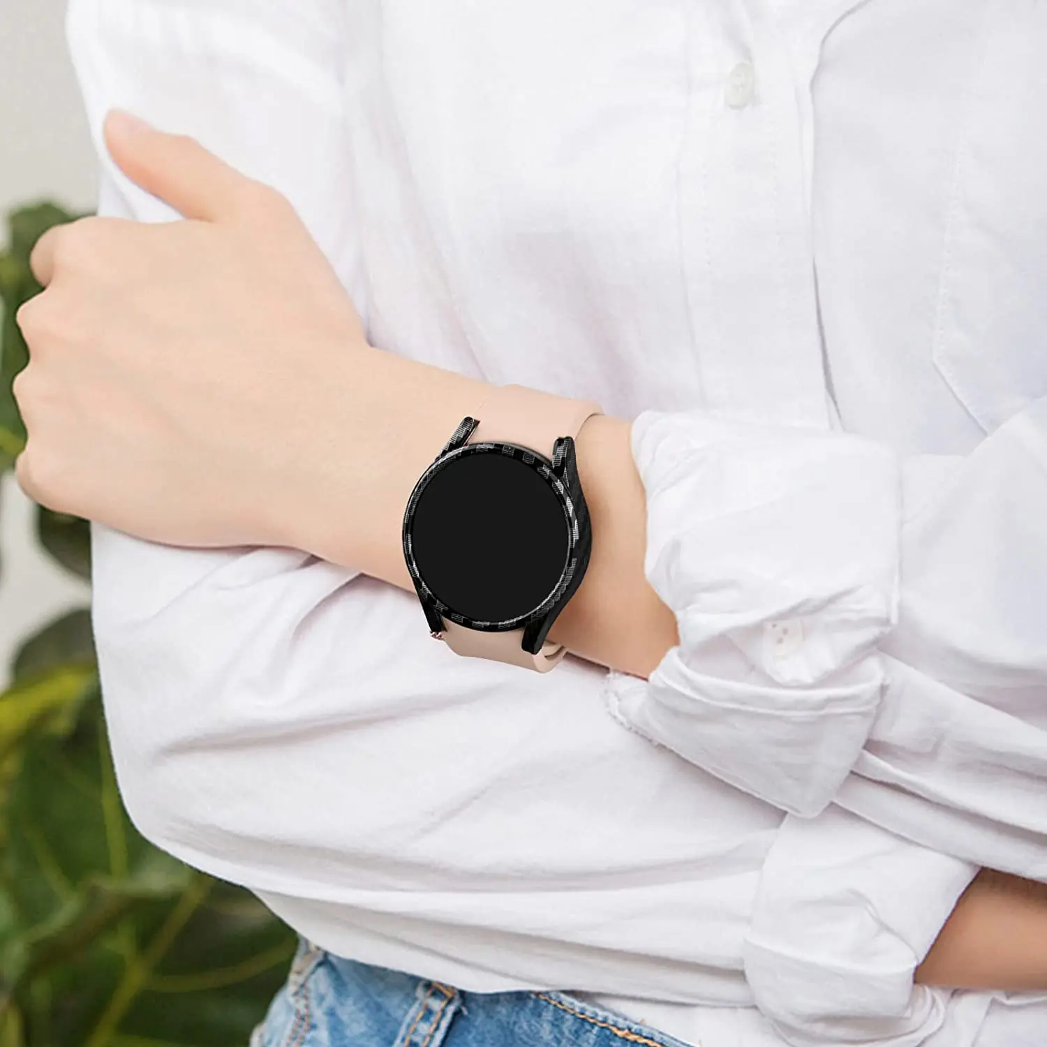 Cover Case for Samsung Galaxy Watch 4 44mm 40mm Accessories All-Around Protective Bumper Shell Galaxy Watch 4 Classic 42mm 46mm
