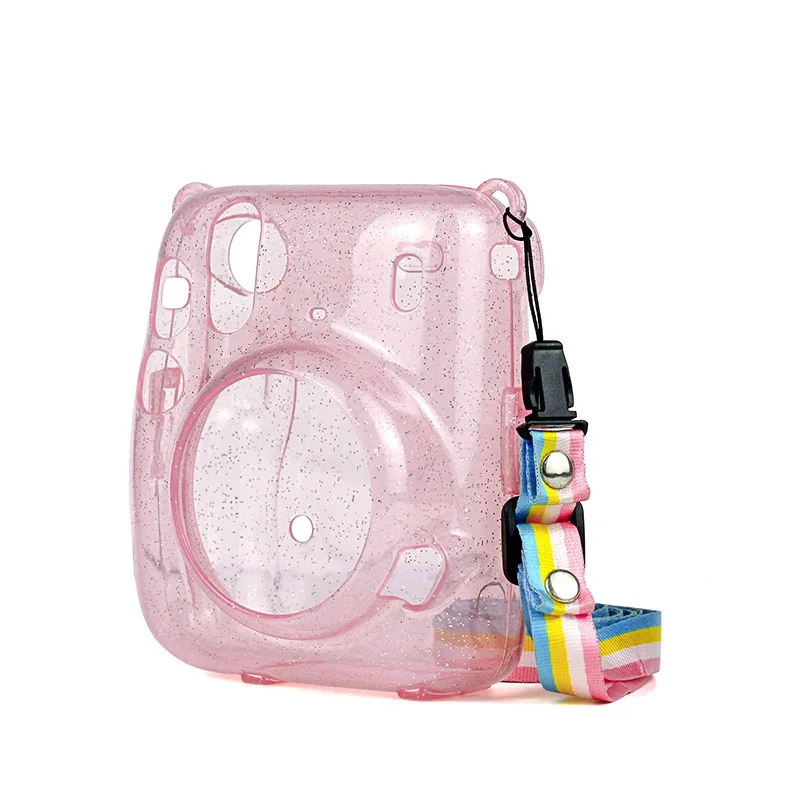 For Fujifilm Instax Mini 11 Camera Fujifilm Instant Camera Case Shockproof Durable Blue/Pink/Purple/White/Clear Multicolor Cases