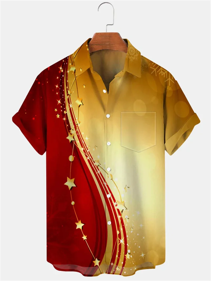 

Men's designer clothing 3D printed shirt for summer travel in 2025, Hawaii beach, Hawaii Harajuku colorful