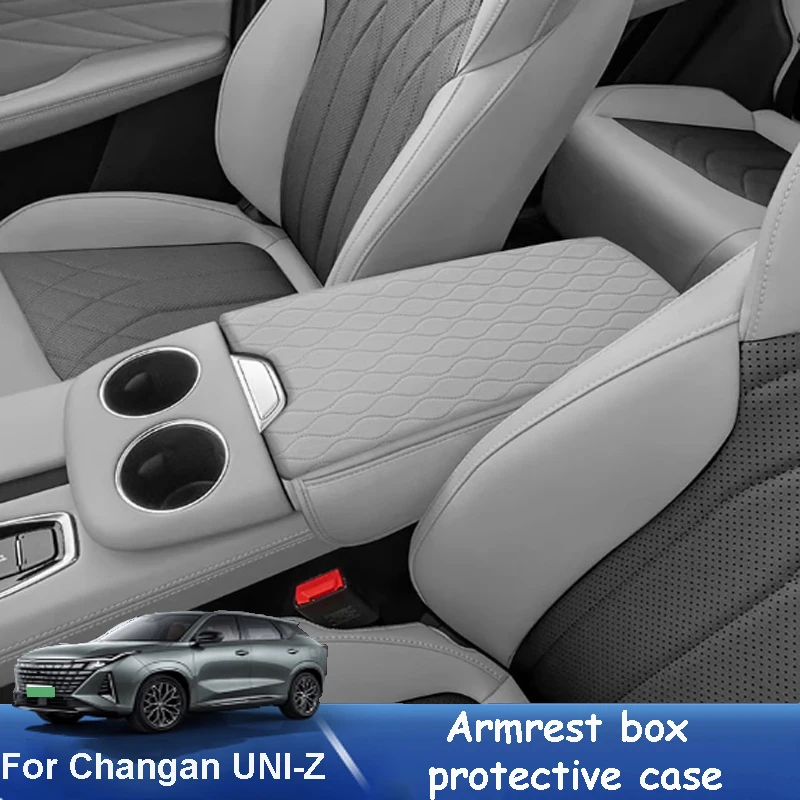 

For Changan UNI-Z UNIZ 2024 2025 Car Armrest Box Pad Center Console Wear-resistant Protective Cover Interior Accessories