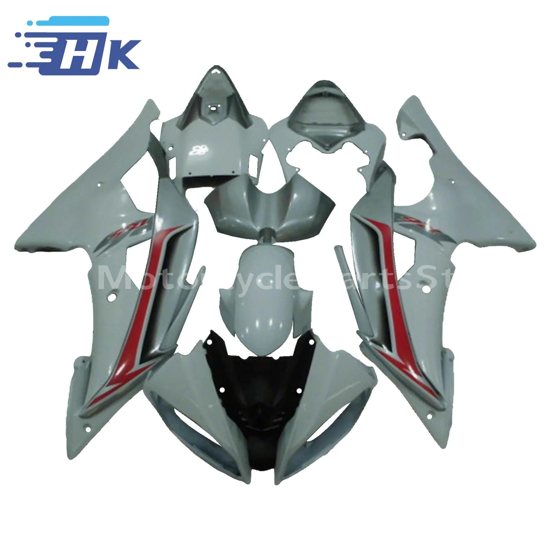 

Для YAMAHA YZFR6 08 09 10 11 12 13 14 15 16 Обтекатели мотоциклов YZF R6 2008-2016 Горячий стиль Индивидуальный комплект обтекателей Новый