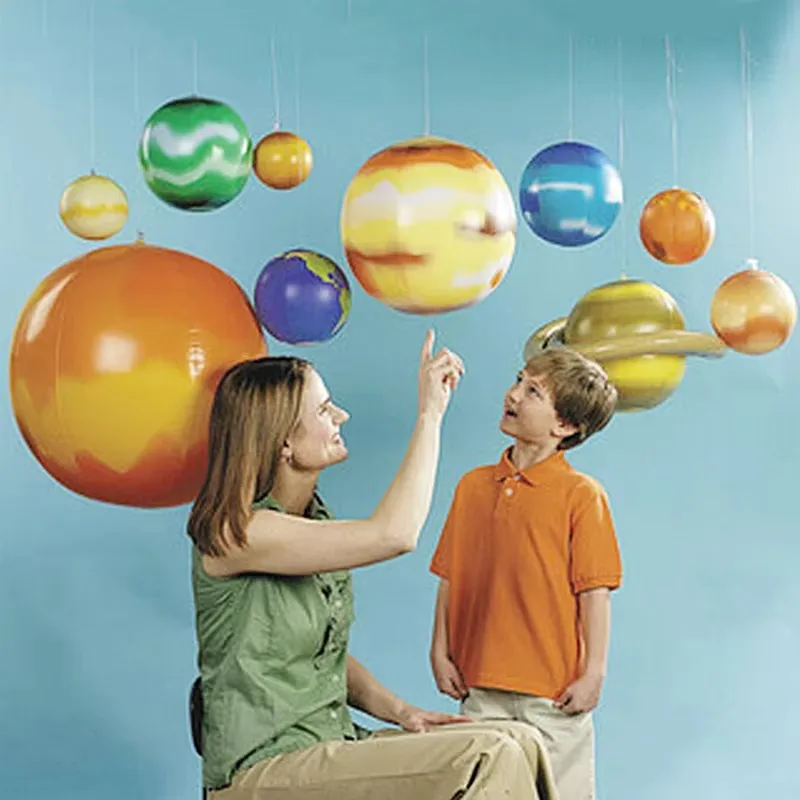 10pcs inflatbale ball Solar Galaxy Planets System Toys For children